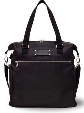 Sarah wells lizzy pump tote in black EUC